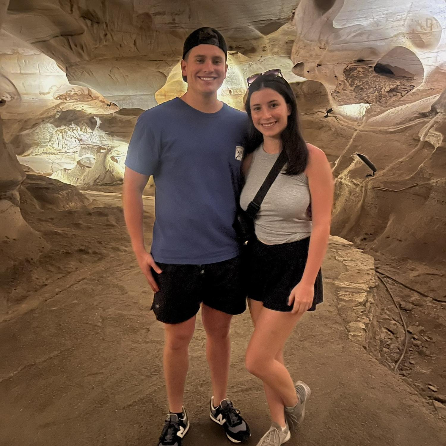 This picture was taken at longhorn cavern !