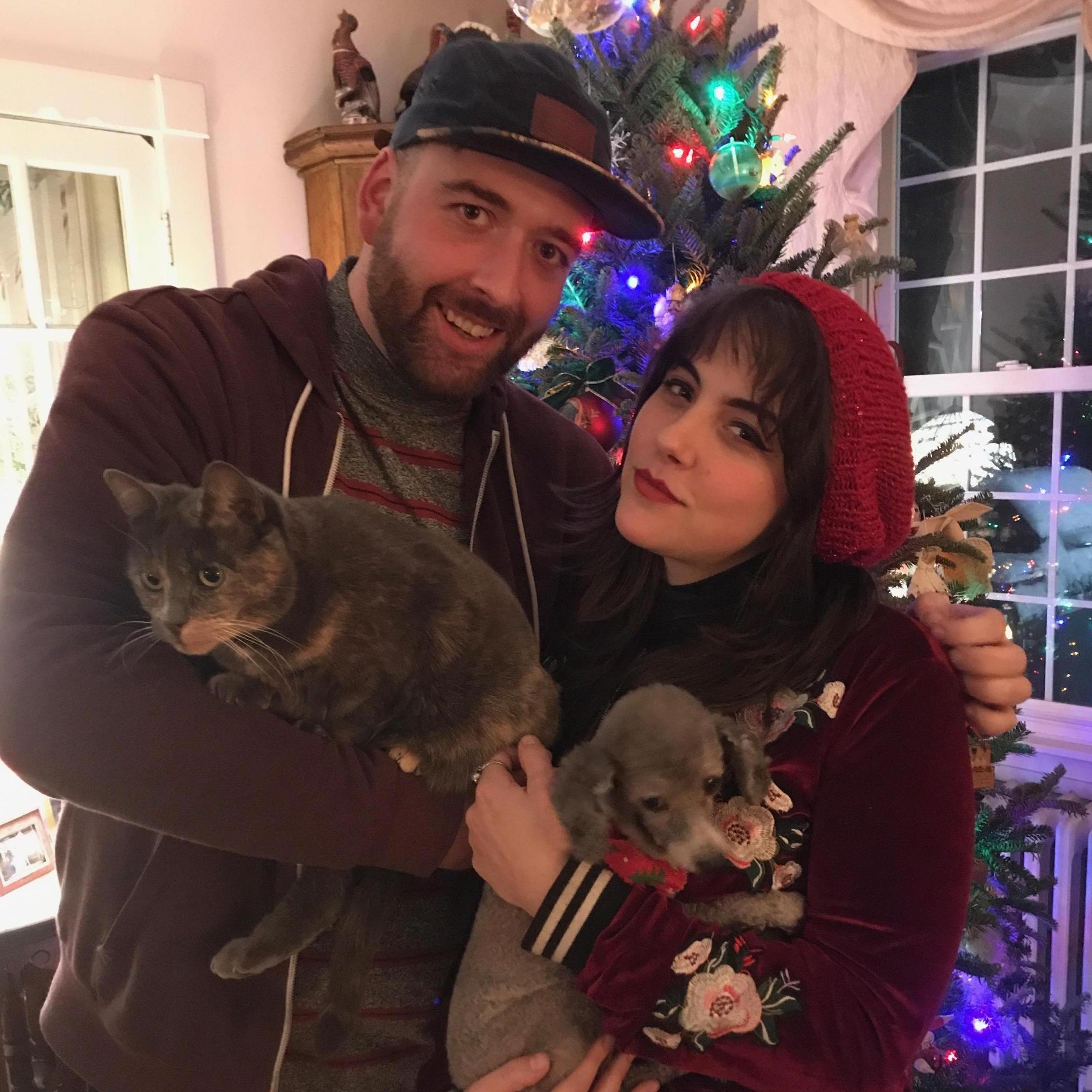First Christmas picture together, 2017