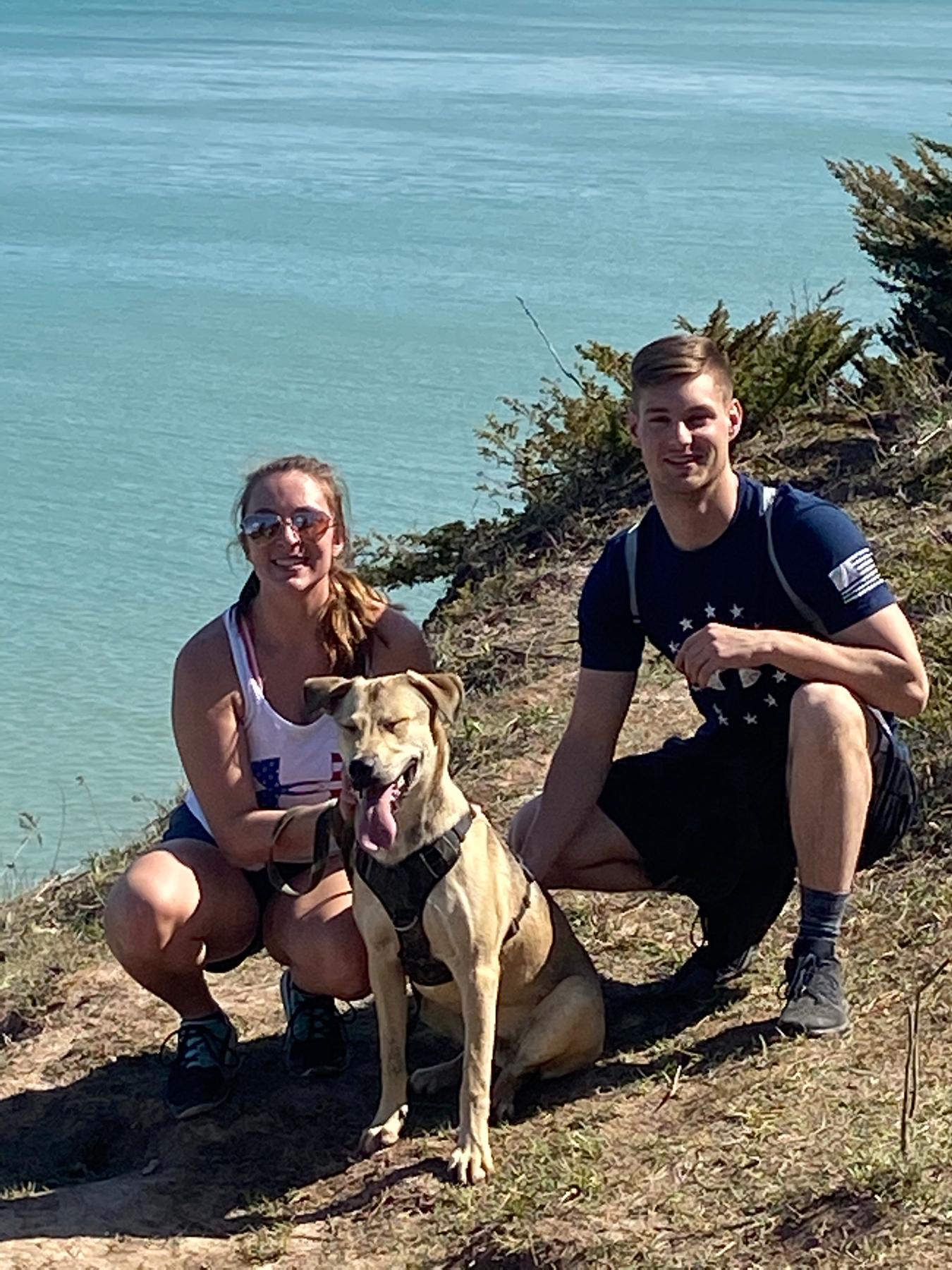 Our favorite hiking spot with our first dog, Graham - 2020