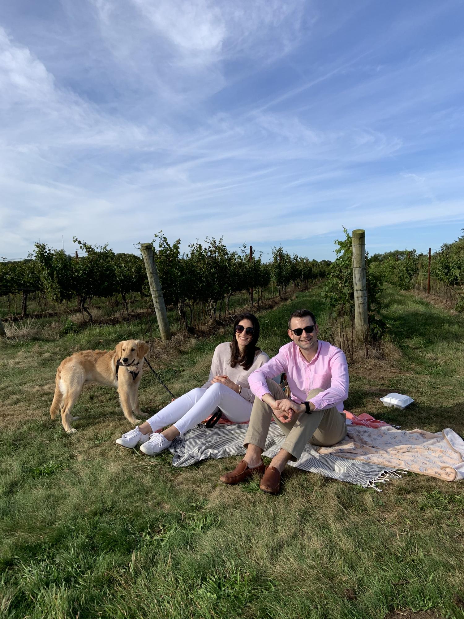 Followed by a visit to a vineyard, naturally