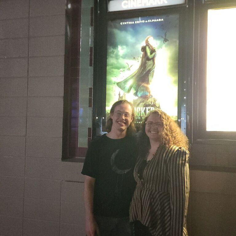We went to see Wicked three times!