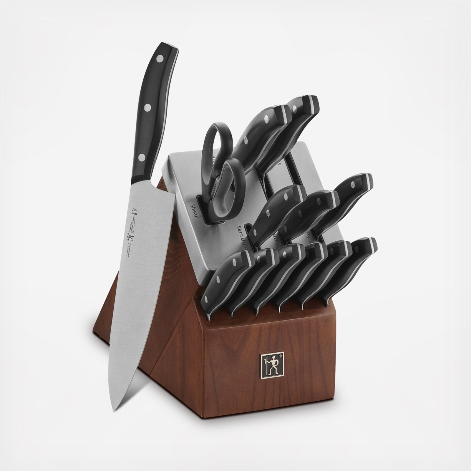 Henckels, Graphite 14-Piece Self-Sharpening Knife Block Set - Zola