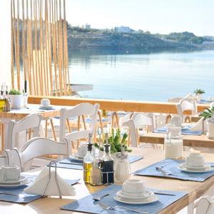 Lunch in Mykonos, Greece