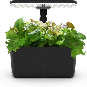 AeroGarden Harvest Lite in Black | Soil-Free Indoor Hydroponic Garden with LED Grow Light