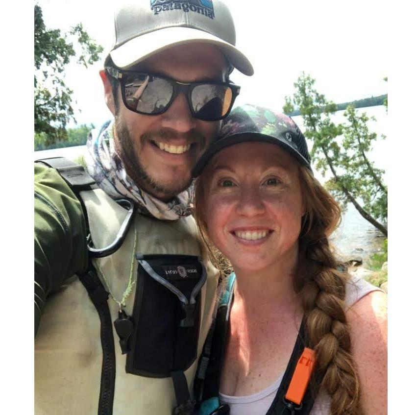 The start of our first adventure together; canoeing and camping in the boundary waters!