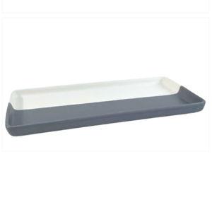 Rectangle Platter - Triple, Matte White