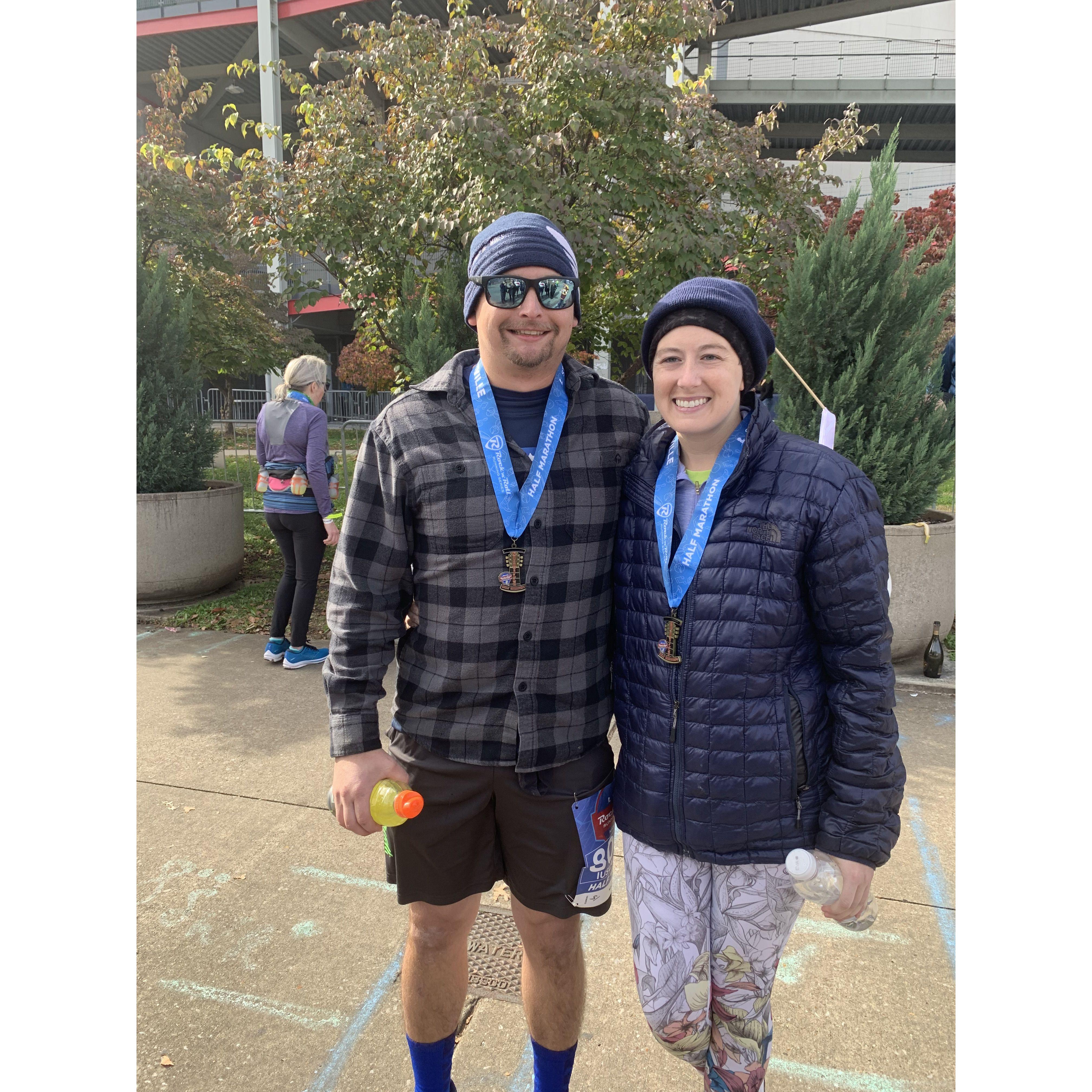 half marathon in nashville!