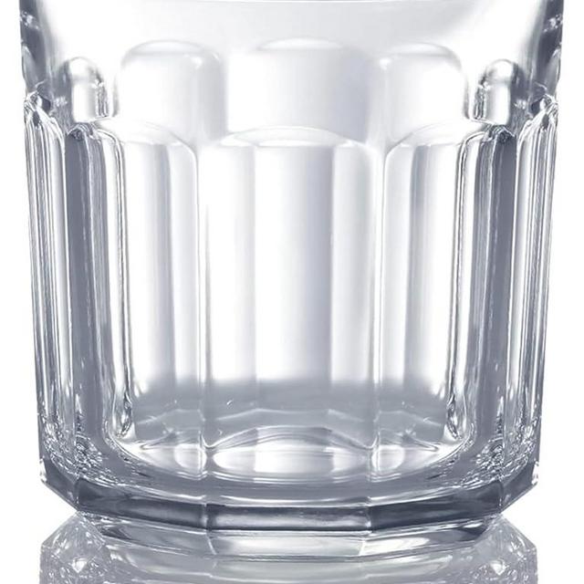 Necessia 14 oz. Tumbler Drinking Glass/Working Glass, Ideal for Cocktails, Muesli Breakfast, Home Made Jams, Jellies, Marmalades and Preserving, Set of 4