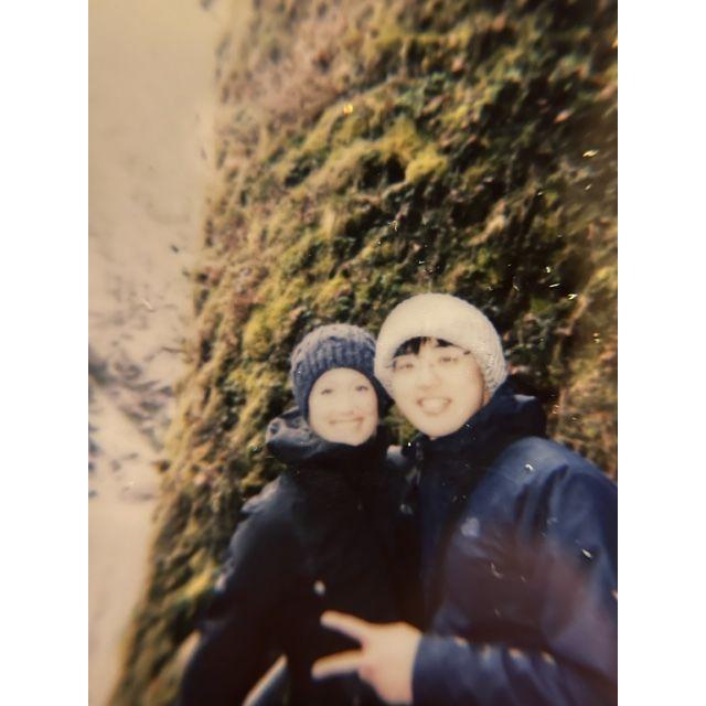 A polaroid we snapped while hiking! We have a collection of polaroids now.