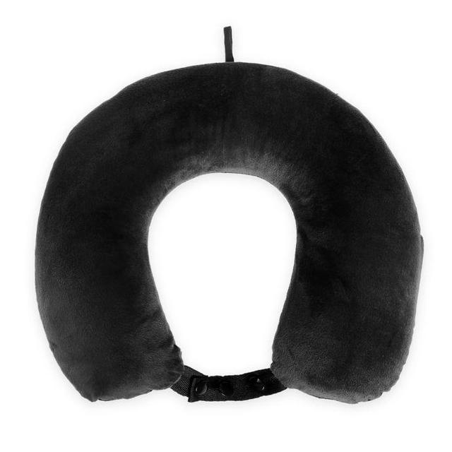 Latitude 40°N® Memory Foam Neck Pillow in Black