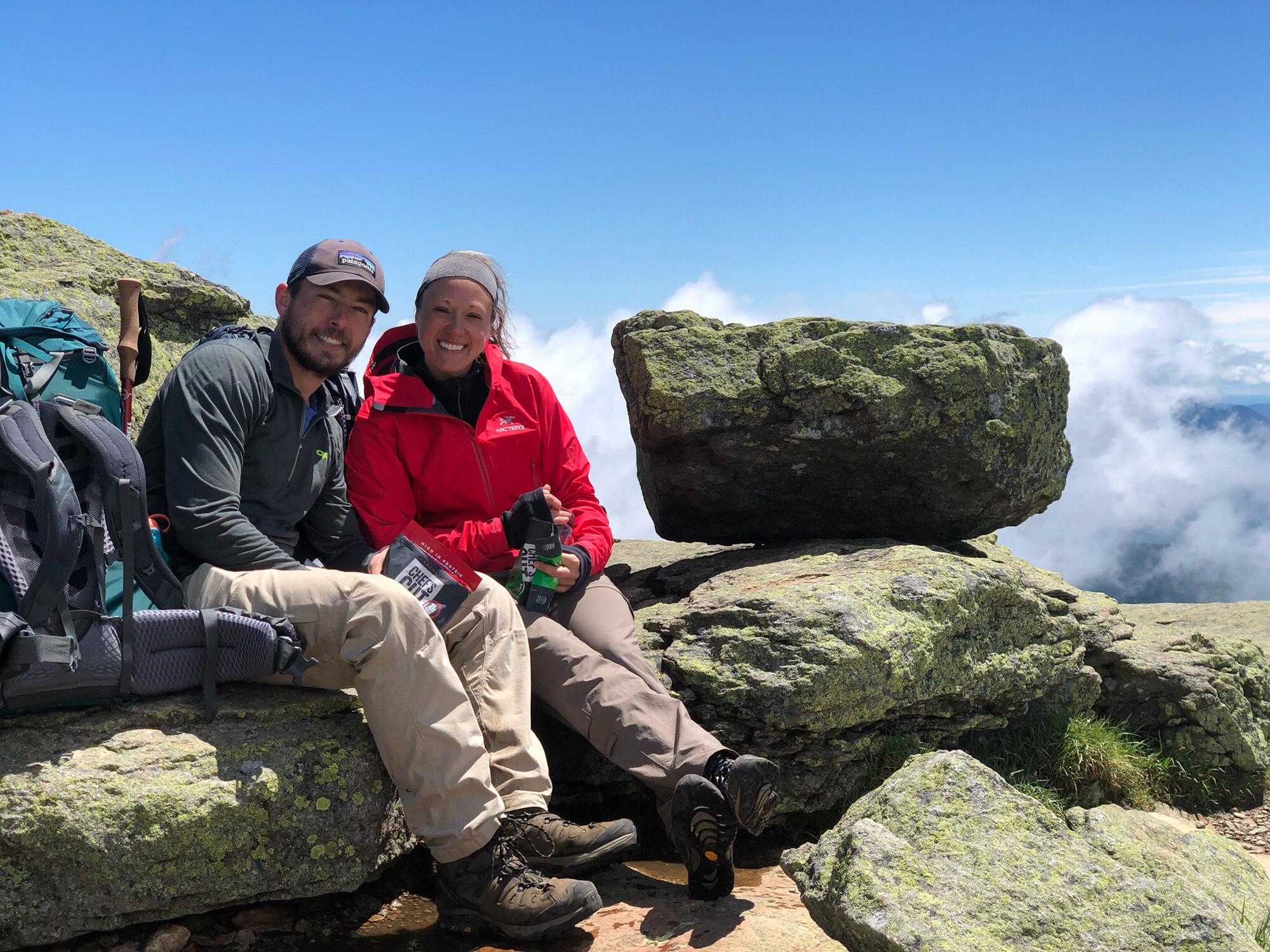 Our first trek and where Gregory proposed 14 months later!