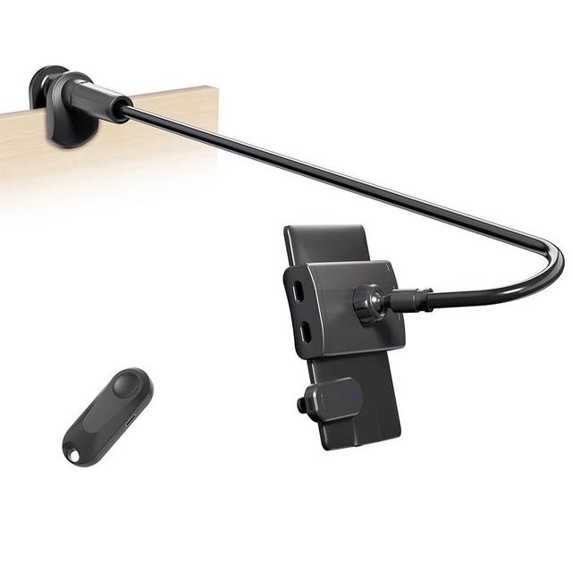 Kefotic Gooseneck Tablet Holder for Kindle Reading in Bed with Page Turner Remote, Hands Free Desk Bedside Lazy Arm Stand for Kindle Accessories, Gifts for Readers