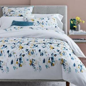 Organic Abstract Petals Duvet Cover - King