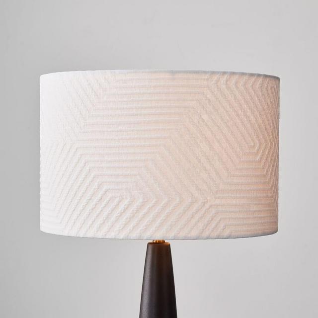 Drum Table Lamp Shade 14" Modern Geo