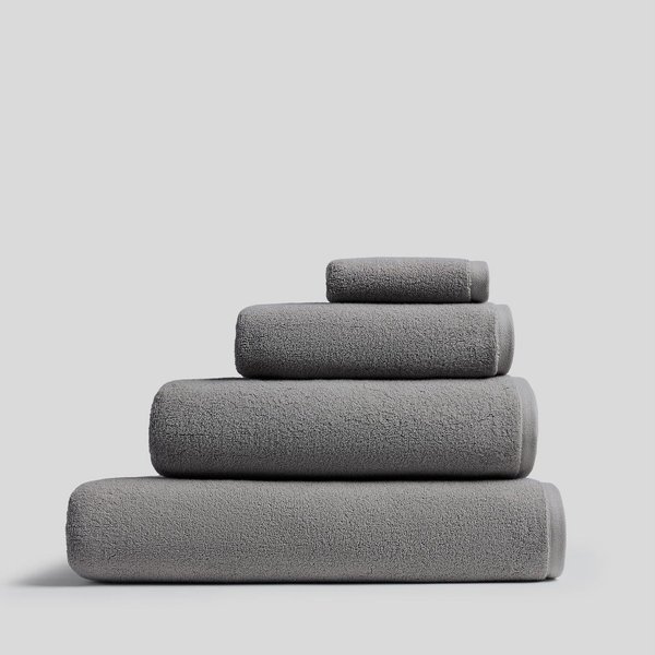 Organic Plush Bath Towel - Pebble