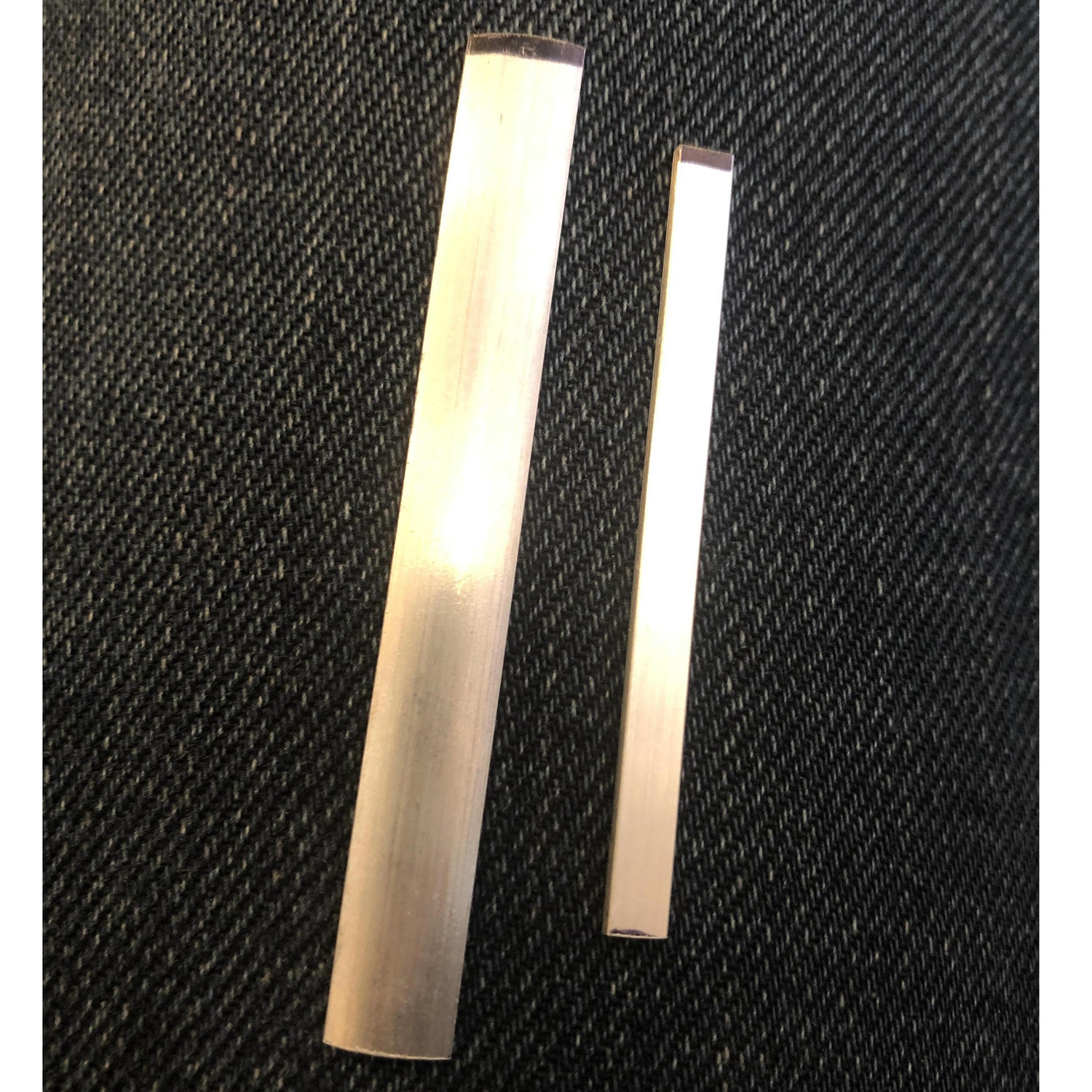 We hand-crafted our own rings under the guidance of a local fine jewelry maker in Portland, OR.