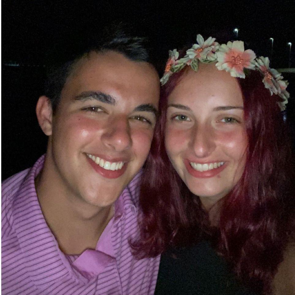 Our very first photo together