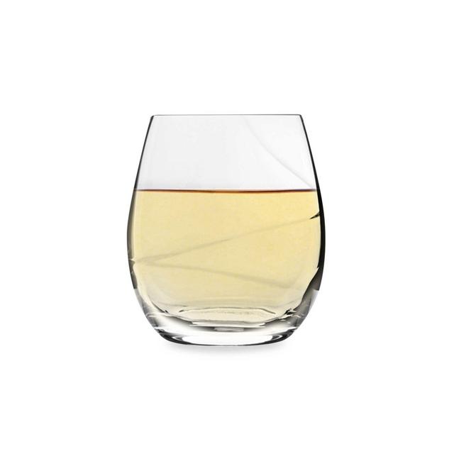 Luigi Bormioli Aero SON.hyx Stemless Wine Glasses (Set of 6)