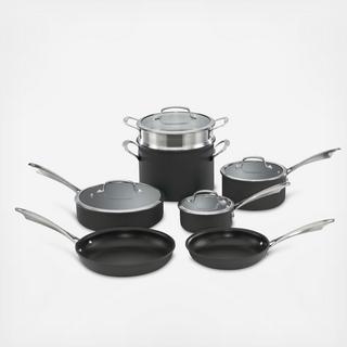 ArmorGuard 11-Piece Hard-Anodized Cookware Set DSA-11