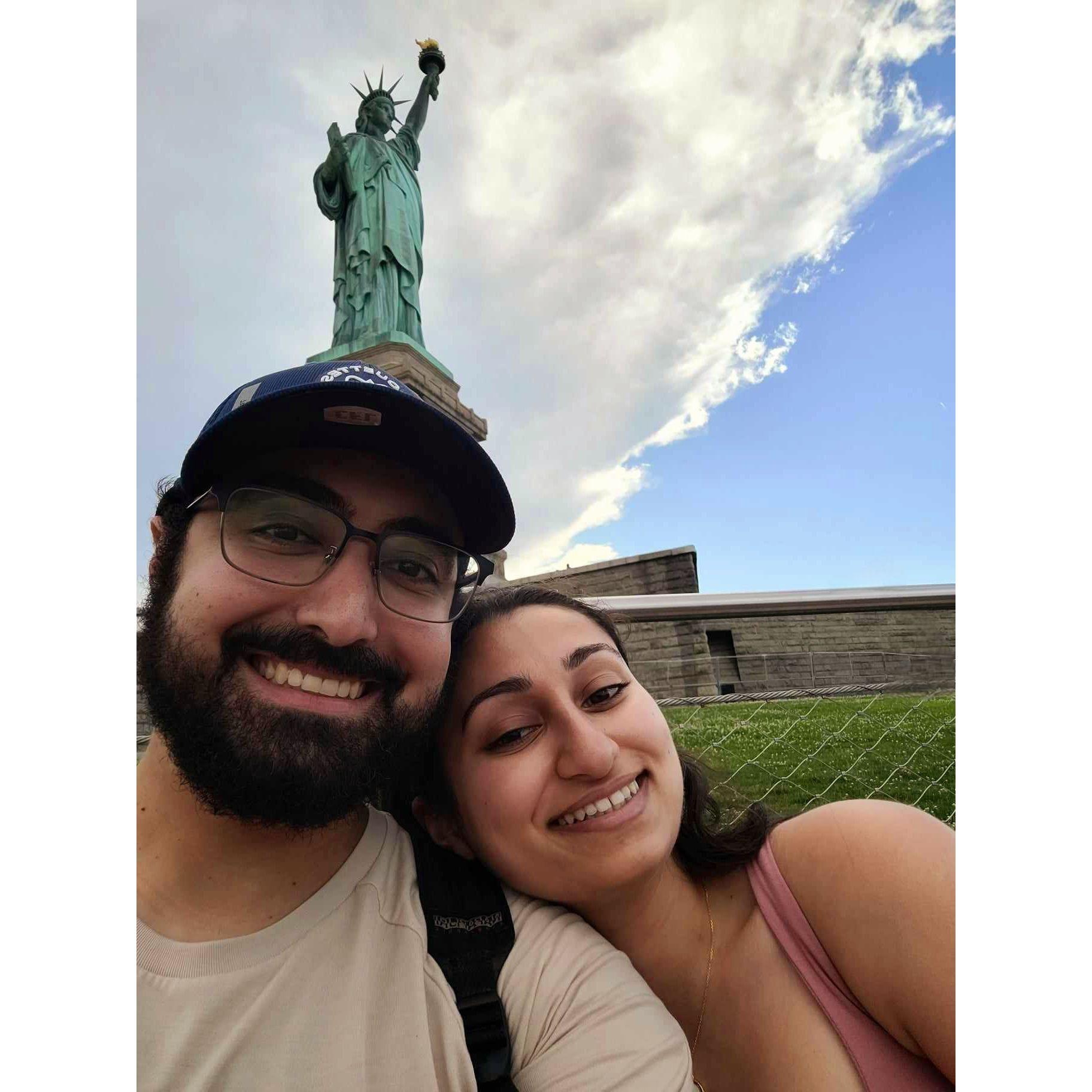 Statue of Liberty, New York City, NY, USA - July 2023