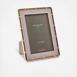 Gold Bamboo Enamel Photo Frame