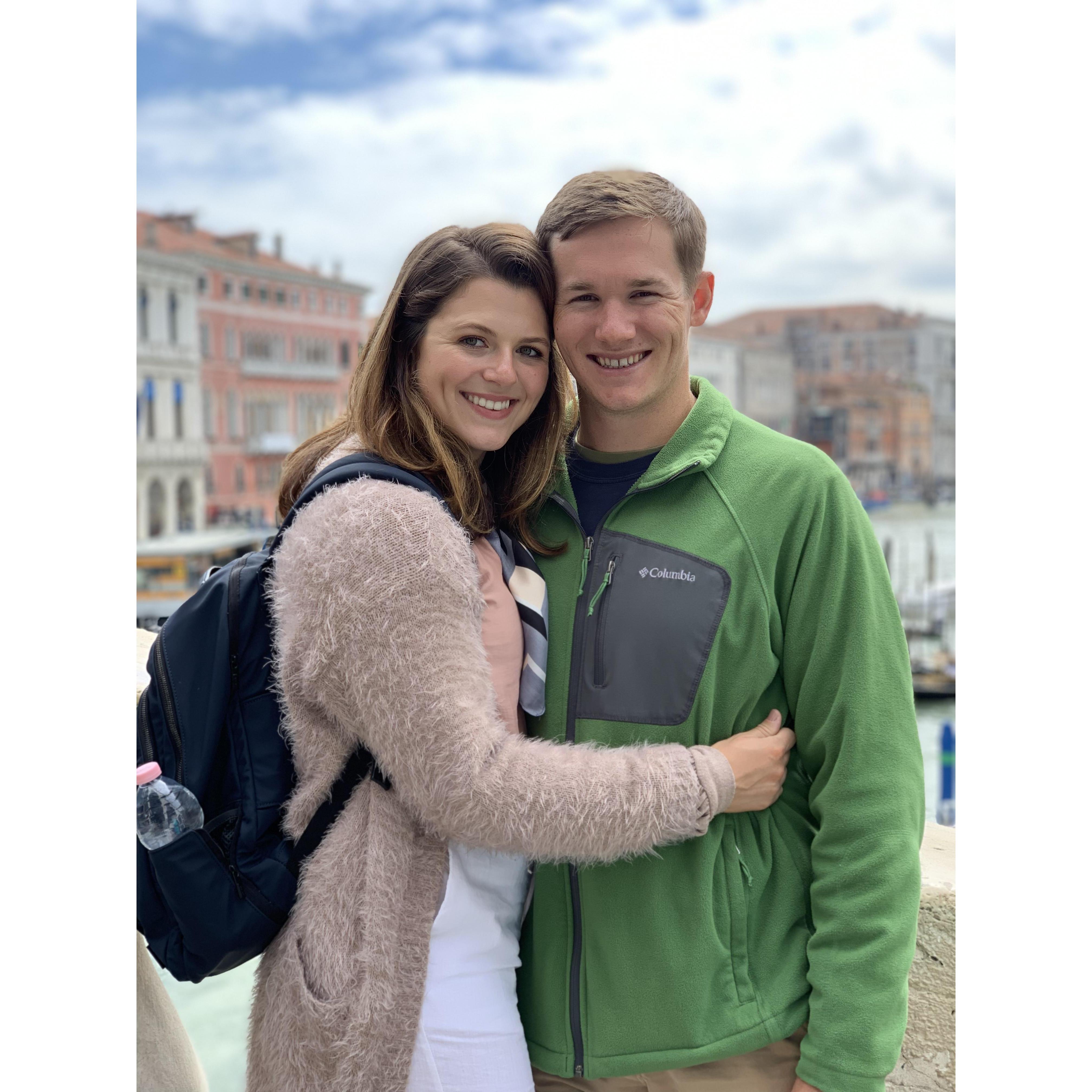 Our first trip to Italy.