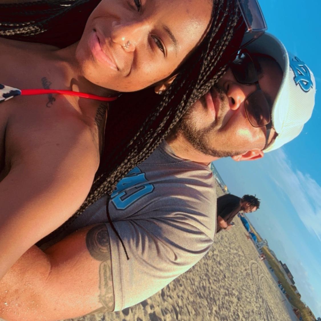 Probably our 2nd beach trip together