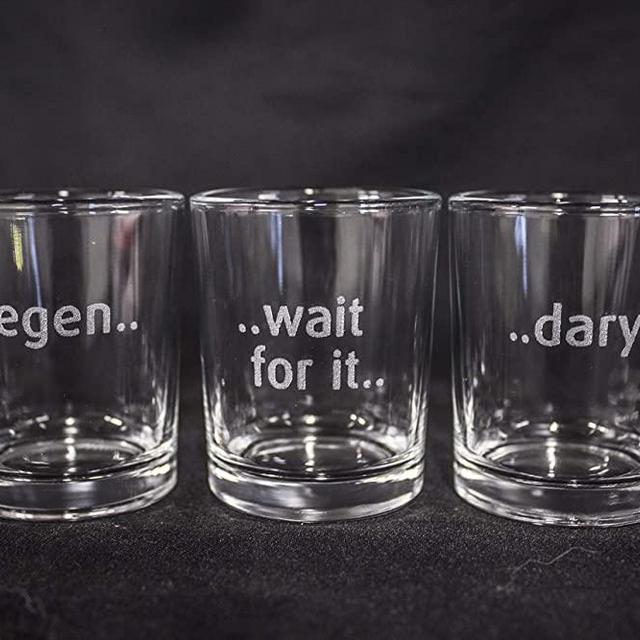 How I Met Your Mother Shot Glasses - Legendary - Set of 3