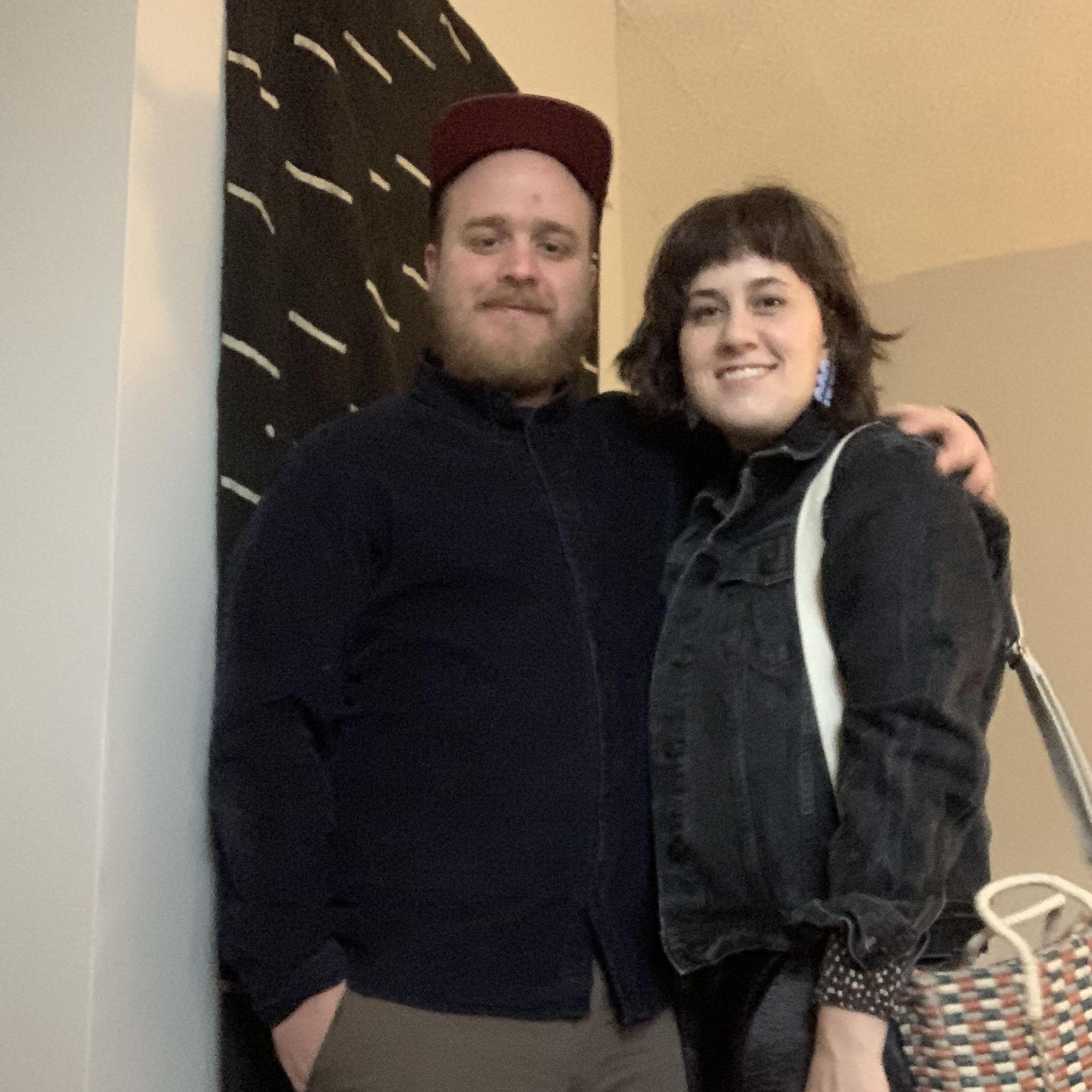 In our second home together, on Williamson Place.