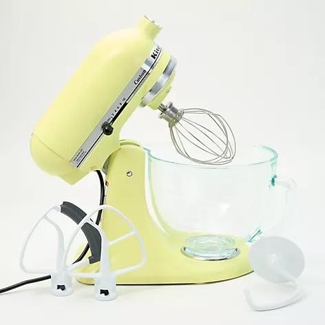 KitchenAid 5-qt Tilt Head Glass Bowl Stand Mixer w/ Flex Edge