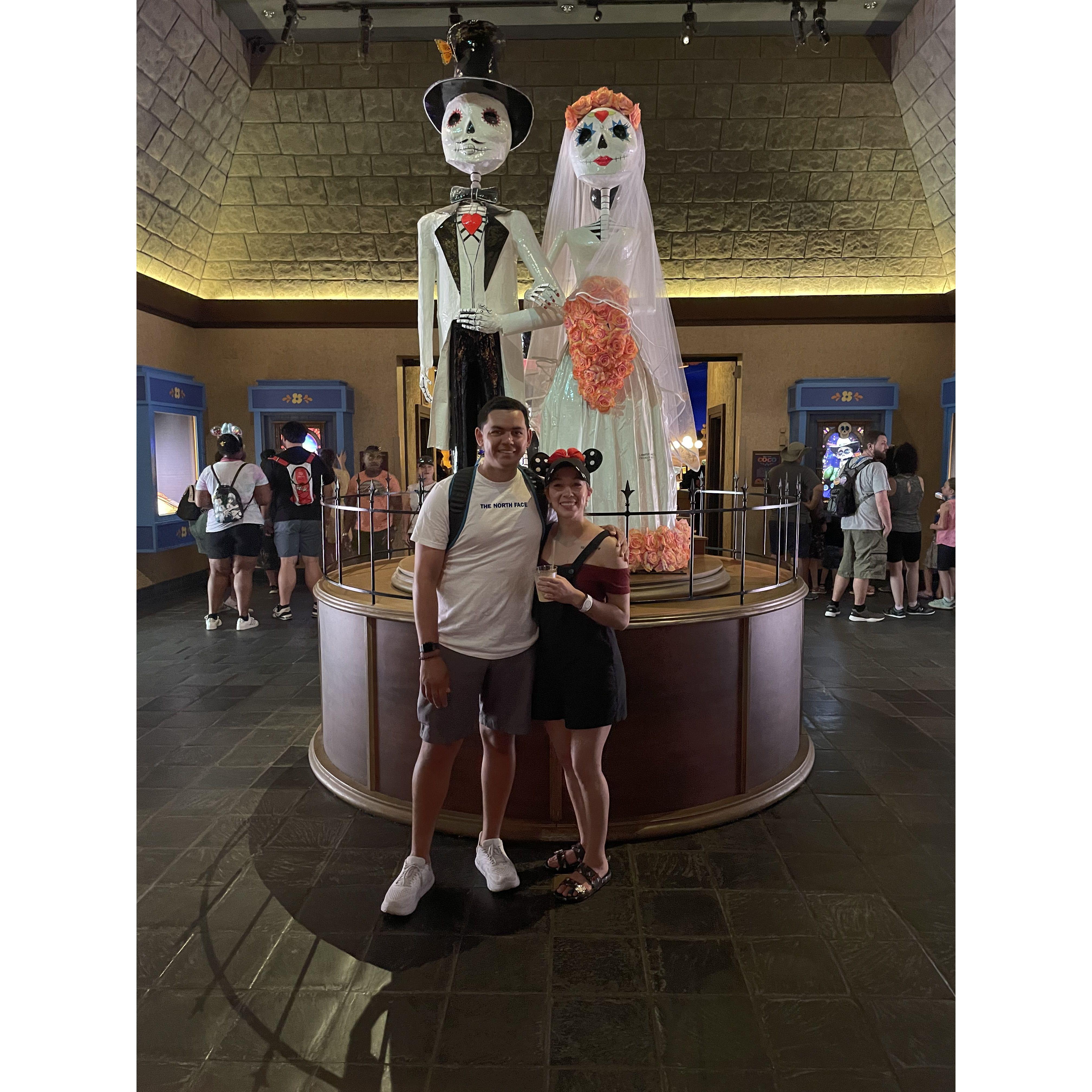 Visiting Disney in Florida, 2022.