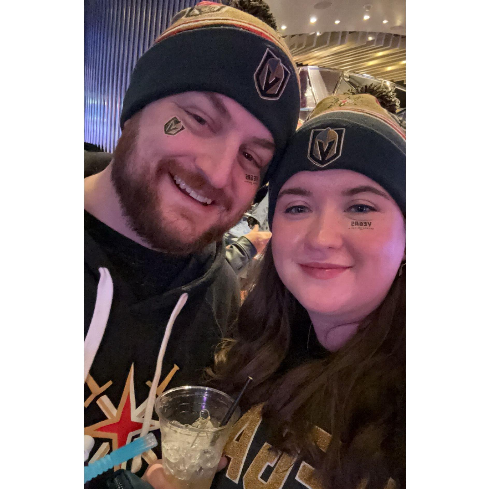 Our first Vegas Knights game
