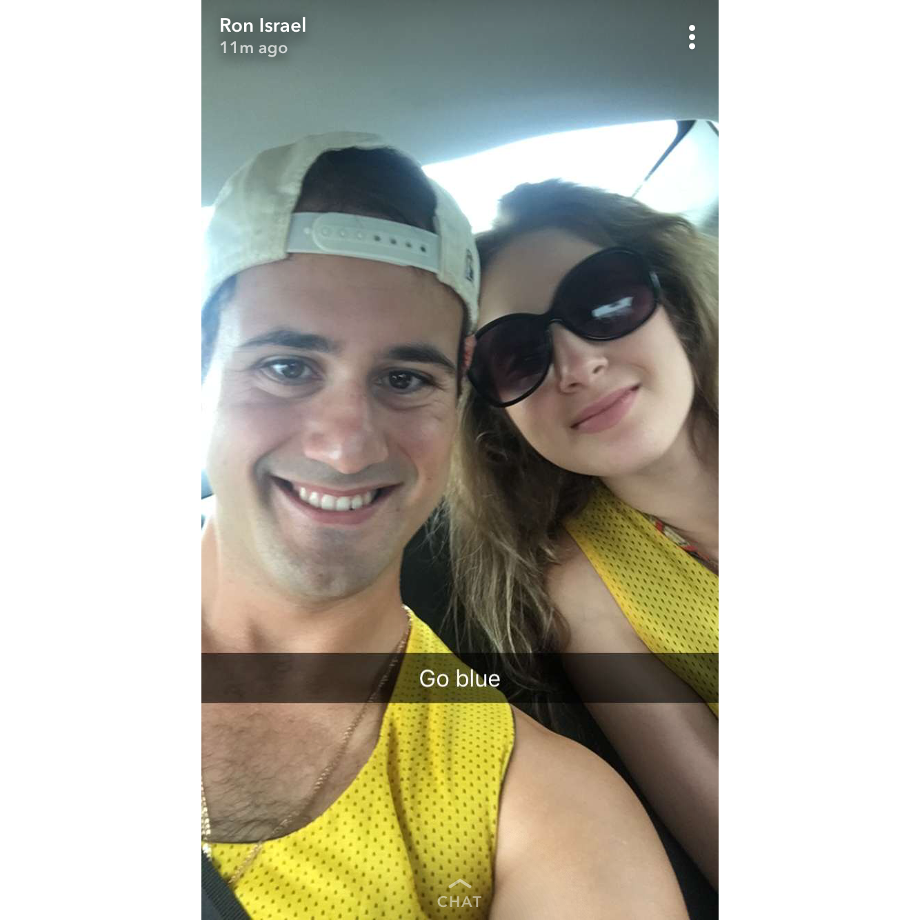 Ron and Dani's first UofM tailgate as a couple!