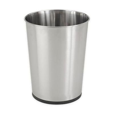 Bath Bliss Stainless Steel Wastebasket