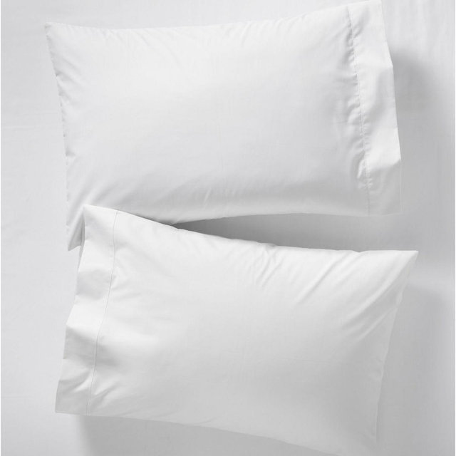 LL Bean Pima Cotton Percale Sheet Set, White