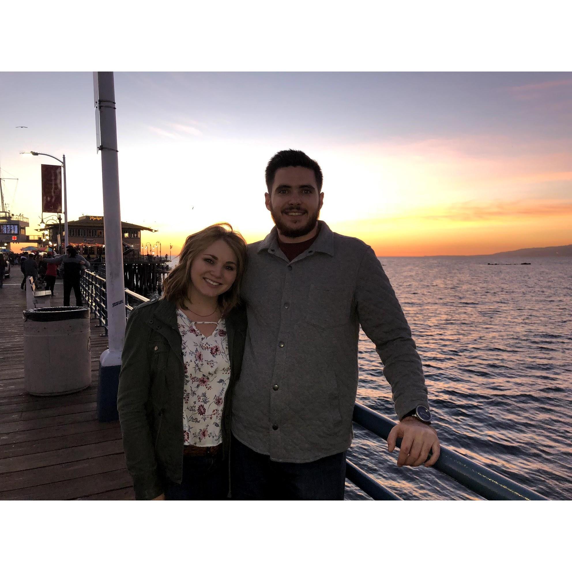 Santa Monica Pier for our 2 year anniversary 2017