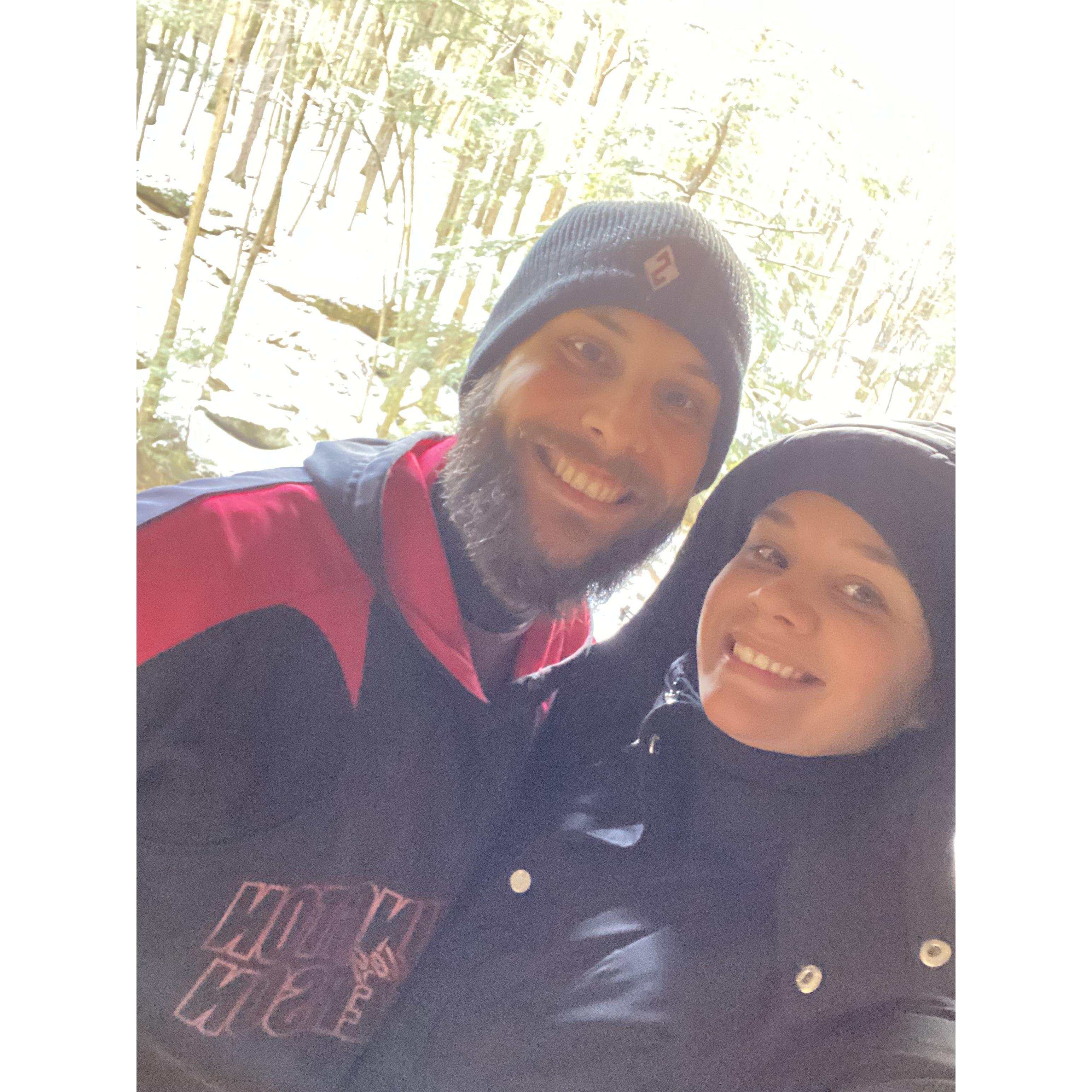 1 year anniversary trip to Hocking Hills