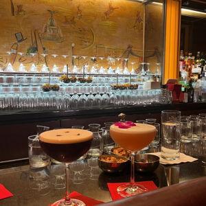 Late Night Cocktails at a Jazz Bar