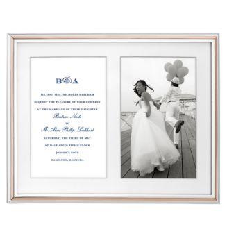 Kate Spade New York Rosy Glow Double Invitation Frame