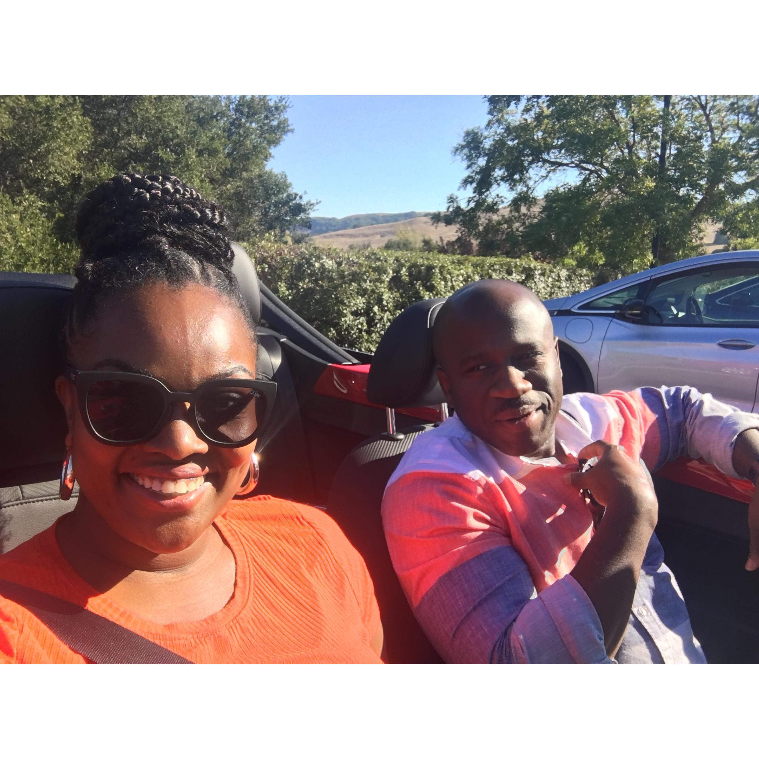 Wine tasting in Napa