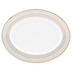 Lenox Marchesa Gilded Pearl Oval Platter, 13", White