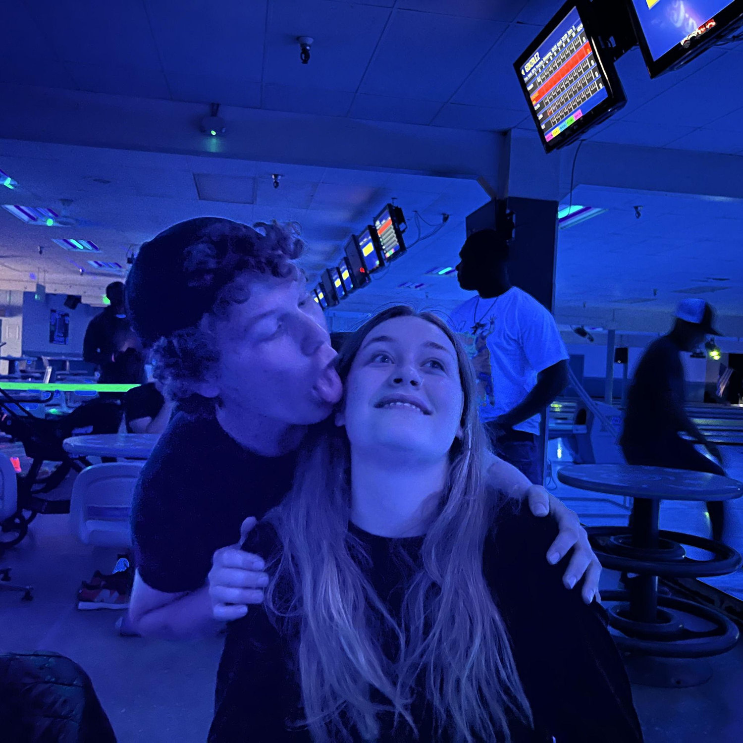 Neon bowling night with the fam, 2023!