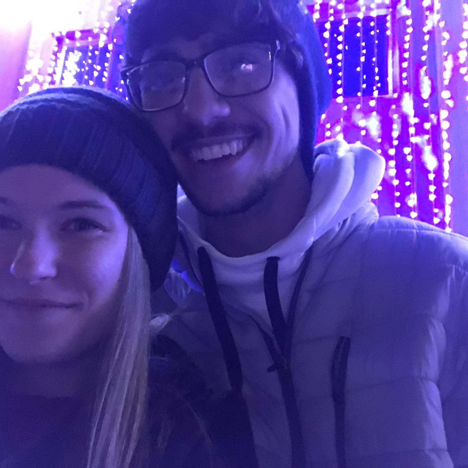 Fun date night at the Night of Lights at the Canadian Lakes Castle!