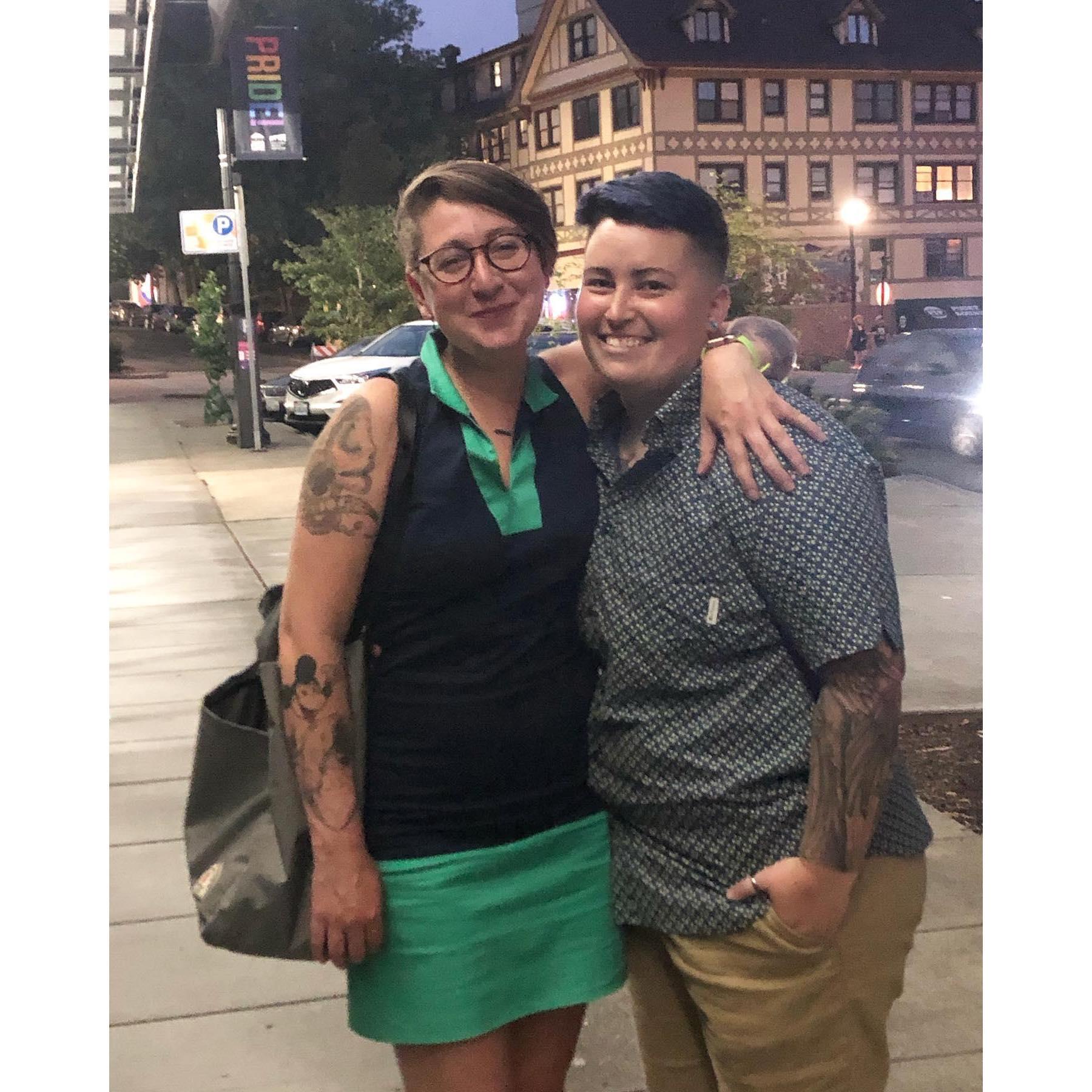 First date out during covid.