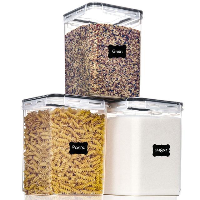 Large Food Storage Containers (5.2L, 3 pack)