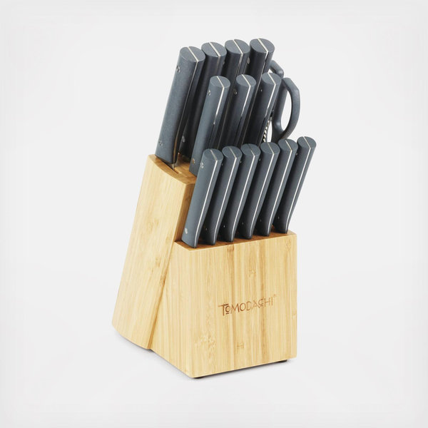 Hampton Forge Tomodachi Natural Harvest Cutlery Block Set - Thumbnail 5