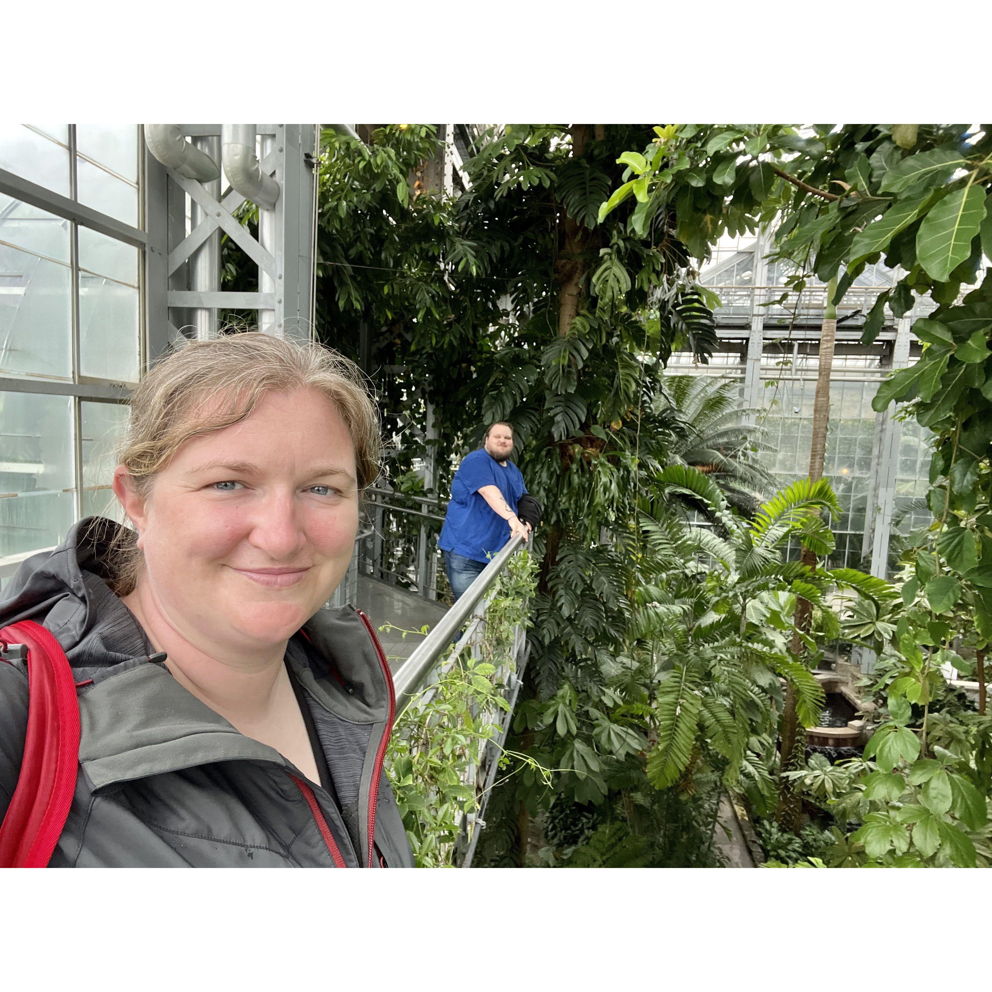 United States Botanic Garden in the 2nd floor of the rainforest