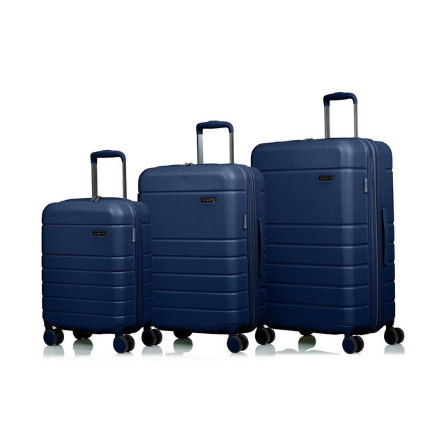 3-Piece Linen Hardside Luggage Set