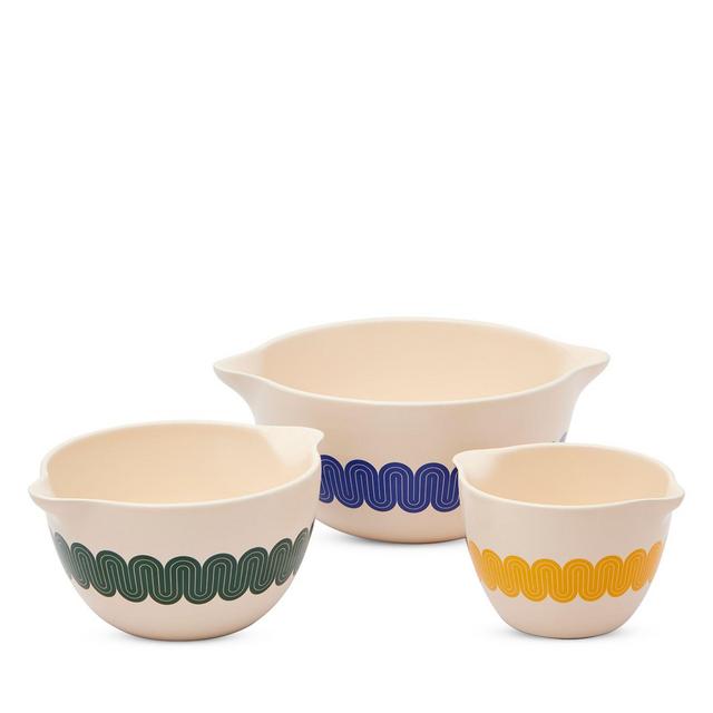 Great Jones Stir Crazy Ceramic Mixing Bowls, Set of 3