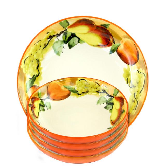 Elama 5 Piece Pasta Serving Bowl Set